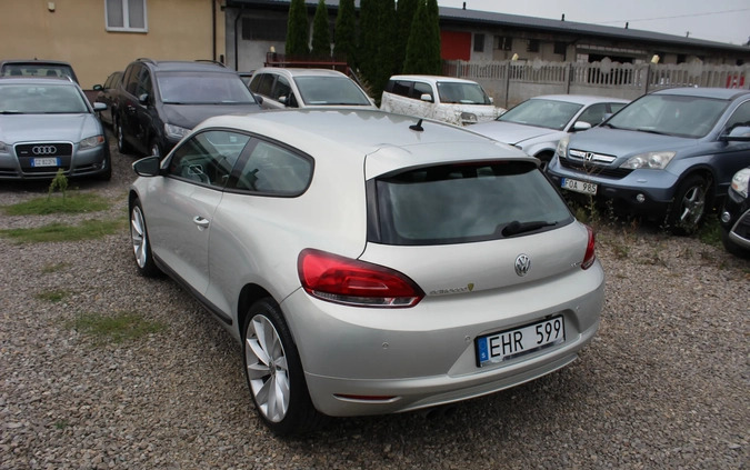 Volkswagen Scirocco cena 34900 przebieg: 264578, rok produkcji 2011 z Piaseczno małe 466